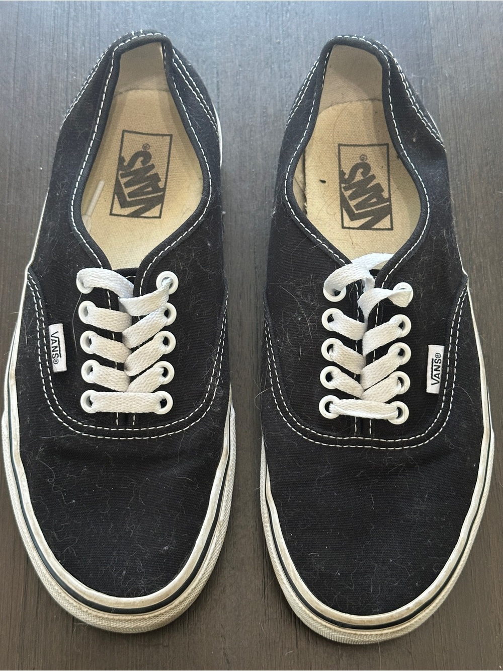 Vans Classic Black Canvas Low-Top Sneakers